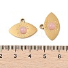 Natural Rose Quartz Pendants STAS-P380-16G-3