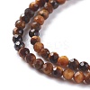 Natural Yellow Tiger Eye Beads Strands G-A026-A15-2mm-3