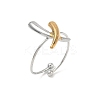 304 Stainless Steel Cuff Rings RJEW-D338-03B-GP-2