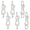 925 Sterling Silver S-Hook Clasps FIND-BC0014-25B-1