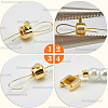 60Pcs 2 Colors Brass Crimp Beads FIND-BBC0004-71-7