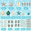 DIY Marine Themed Beads Making Findings Kit DIY-SC0031-28-2