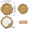 100Pcs Graduation Theme Adhesive Wax Seal Stickers DIY-CP0010-54C-2