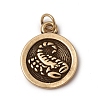 Brass Pendants KK-I668-01AB-09-1