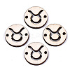 Unfinished Natural Poplar Wood Links Connectors WOOD-S045-139A-01-1