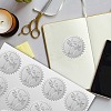 34 Sheets Silver Foil Embossed PET Picture Sticker DIY-WH0528-009-6