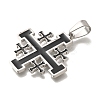 304 Stainless Steel Enamel Pendants STAS-C105-10P-2
