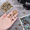 60Pcs 3 Colors Alloy European Beads FIND-PH0021-84-3