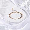 1Pc 301 Stainless Steel Ball Chain Bracelets for Women Men BJEW-LP0001-45G-3