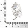 Brass Micro Pave Cubic Zirconia Pendants KK-F877-21P-3