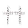 304 Stainless Steel Religion Cross Pendants STAS-T067-34P-1
