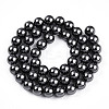 Baking Paint Pearlized Glass Pearl Bead Strands HY-N002-8mm-A02-3