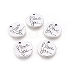 Tibetan Style Valentine's Day Alloy Pendants TIBEP-5411-AS-LF-1
