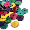 Dyed Natural Wood Beads WOOD-S663-02-1