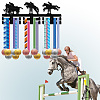 Fashion Wood Medal Hanger Holder ODIS-WH0041-137-7