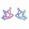Ion Plating(IP) 201 Stainless Steel Pendants STAS-R114-033-2