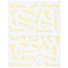 PVC Self Adhesive Decorative Stickers DIY-WH0308-368B-1