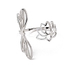 Non-Tarnish 304 Stainless Steel Open Cuff Rings RJEW-Q808-03B-P-2