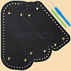 3Pcs 3 Styles PU Leather Knitting Crochet Bags Nail Bottom Shaper Pad DIY-CL0002-15-6