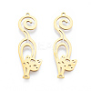 201 Stainless Steel Pendants STAS-N090-LA930-2-3