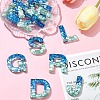 26Pcs 26 Styles Transparent Epoxy Resin Pendants CRES-YW0002-28K-4