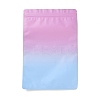 Two Tone Rectangle Plastic Zip Top Gift Bags OPP-B006-01B-02-1