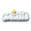 Musical Theme Opaque Resin Cabochons CRES-D008-01A-1