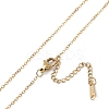 201 Stainless Steel Cable Chain Necklaces NJEW-P309-17B-G-3