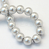 Baking Painted Glass Pearl Bead Strands HY-Q003-3mm-62-4