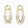 Alloy Crystal Rhinestone Pendants PALLOY-T067-193LG-RS-1