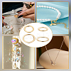 16Pcs 2 Styles 304 Stainless Steel Linking Rings STAS-LP0005-50-3
