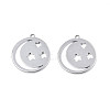 Non-Tarnish 201 Stainless Steel Pendants STAS-T063-184P-2