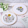 DIY Flower Embroidery Kits DIY-GL0004-115-5