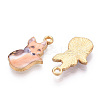 Painted Alloy Pendants PALLOY-P288-05G-07-2