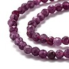 Natural Ruby/Red Corundum Beads Strands G-H266-24A-2