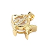 Brass Micro Pave Cubic Zirconia Pendants KK-F930-16G-02-2