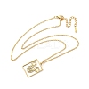304 Stainless Steel Necklace LS-NJEW-D330-01G-10-1