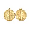 Ion Plating(IP) 304 Stainless Steel Pendants STAS-E182-17G-1