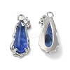 Brass Micro Pave Cubic Zirconia Pendants KK-C028-12P-04-1