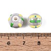 Handmade Porcelain Ceramic Beads PORC-Q005-03G-3