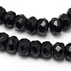 Natural Black Onyx Beads Strands G-D710-B-07A-1