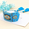 Friendship Eye Loom Pattern Seed Beads Bracelets for Women BJEW-Z013-15C-1