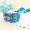 Friendship Eye Loom Pattern Seed Beads Bracelets for Women BJEW-Z013-15C-1