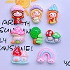 Opaque Resin Cabochons RESI-Z049-01-1