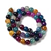 Dyed & Heated Natural Dragon Veins Agate Beads Strands X-G-P539-A01-20-3
