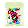 Macaron Color Plastic Yin-yang Resealable Bags OPP-N001-01E-07-3
