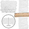 10M Polyester Pleated Lace Trim Ribbon DIY-GF0009-03C-2