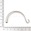 Non-Tarnish 304 Stainless Steel Hook and S-Hook Clasps LS-STAS-U006-01A-P-3