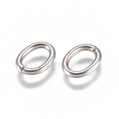 Tarnish Resistant 304 Stainless Steel Open Jump Rings STAS-L234-144A-1