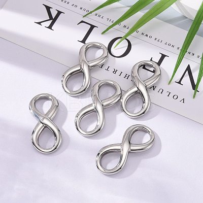 Tarnish Resistant Smooth Surface 304 Stainless Steel Infinity Links connectors STAS-N006-03-1